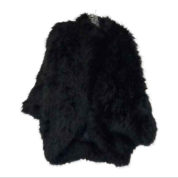 Murray Albeid Woman Fluffy Feather Jacket - Picture 2 of 5